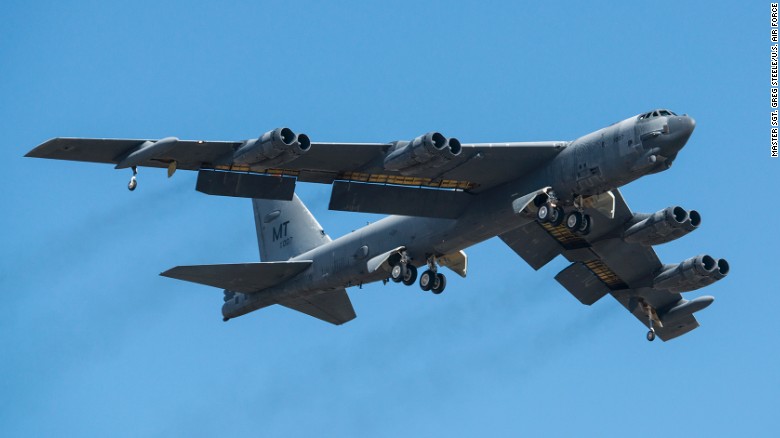 B-52 Flies out of AMARG
